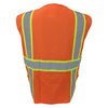 Ironwear Surveyor Safety Vest Class 2 w/ Zipper & Radio Clips (Orange/Medium) 1277-OZ-RD-MD